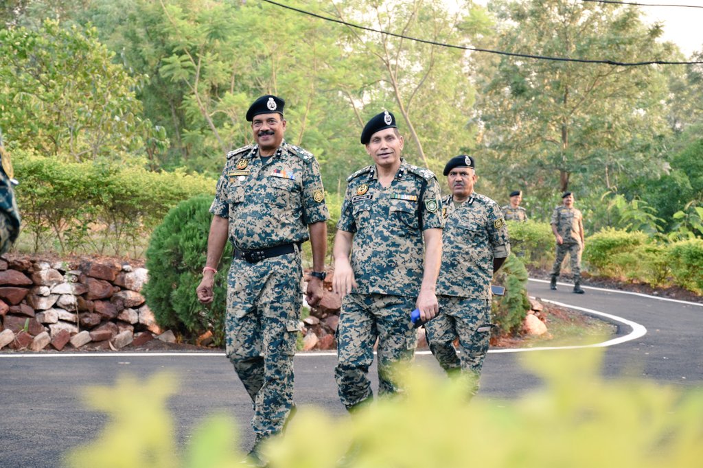 Pso Dig Rajkumar 🇮🇳 Sainik Sammelan followed by Plantation Drive held at SHQ BSF Koraput ...