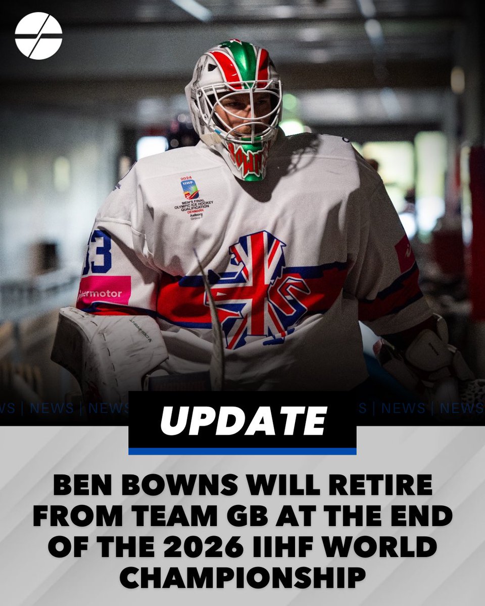 dailyeihl's tweet photo. Team GB have confirmed that 35 year old Ben Bowns 🏴󠁧󠁢󠁥󠁮󠁧󠁿 will retire from international hockey at the end of the 2026 IIHF World Championship. https://t.co/giH6DAd4GM