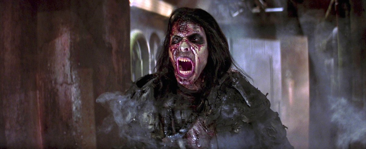 EugWSerra's tweet photo. On August 24, 2001, Ghosts of Mars was released! #GhostsOfMars #JohnCarpenter #NatashaHenstridge #IceCube
#JasonStatham #PamGrier
#CleaDuVall #JoannaCassidy #RichardCetrone #PeterJason https://t.co/QeqILTMRuv