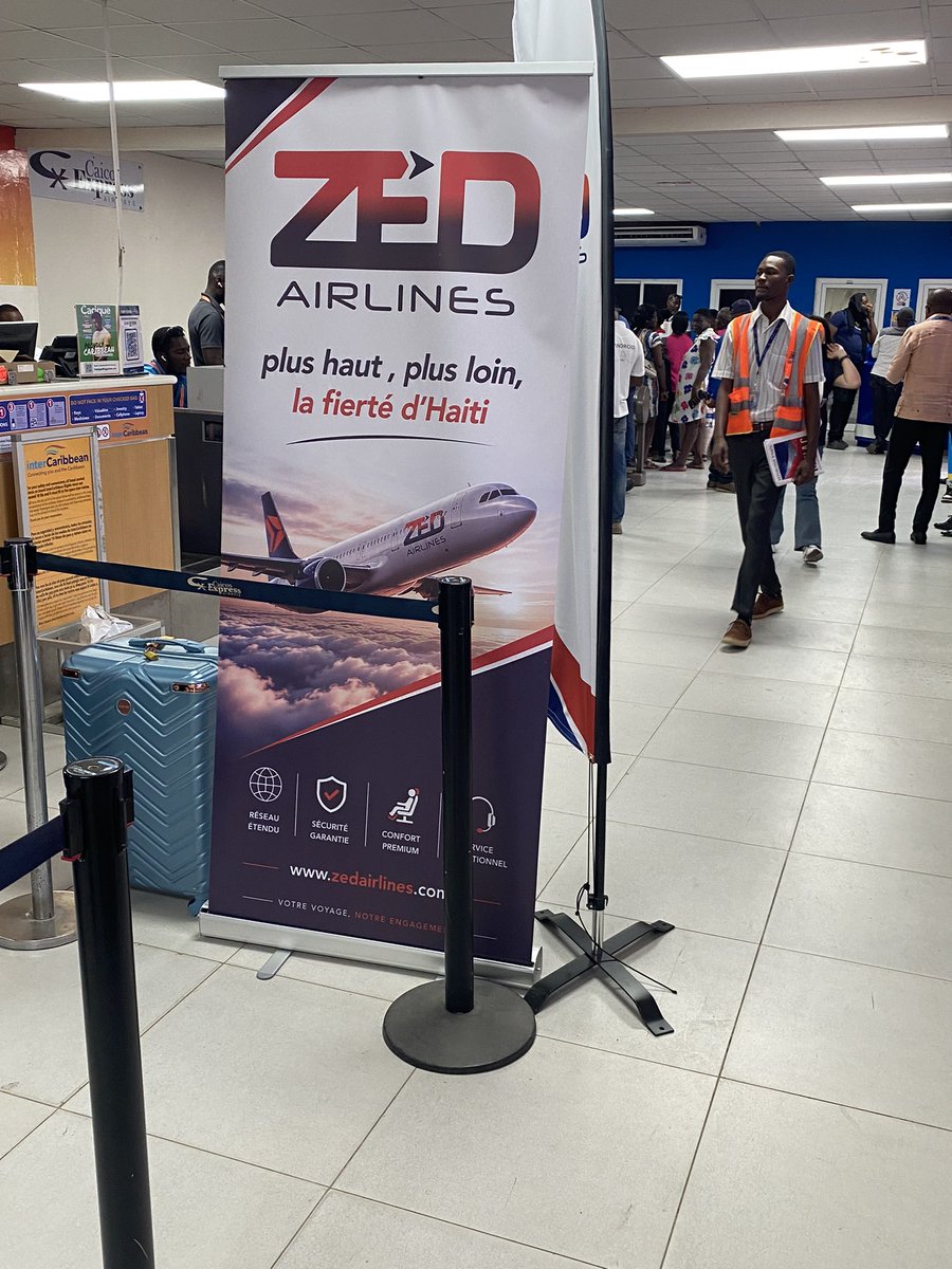 MathiasCFORA's tweet photo. Ce Vendredi 22 Mai 2026, La compagnie aérienne ZED airlines a lancé officiellement à l’aéroport international du capHaitien son vol inaugural reliant Haïti et Miami- https://t.co/lWrkeboCWw