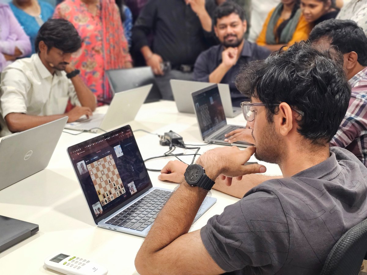 RNIT_AI's tweet photo. ♟️🏆 Nexora 2026 is officially underway at RNIT AI!

Employees kicked off the celebrations with exciting games including Chess, Carroms &amp; more, bringing strategy, teamwork, and fun together.

And this is only the beginning… 🚀
#Nexora2026 #RNITAI #TeamSpirit #EmployeeEngagement https://t.co/FiidSGIbns