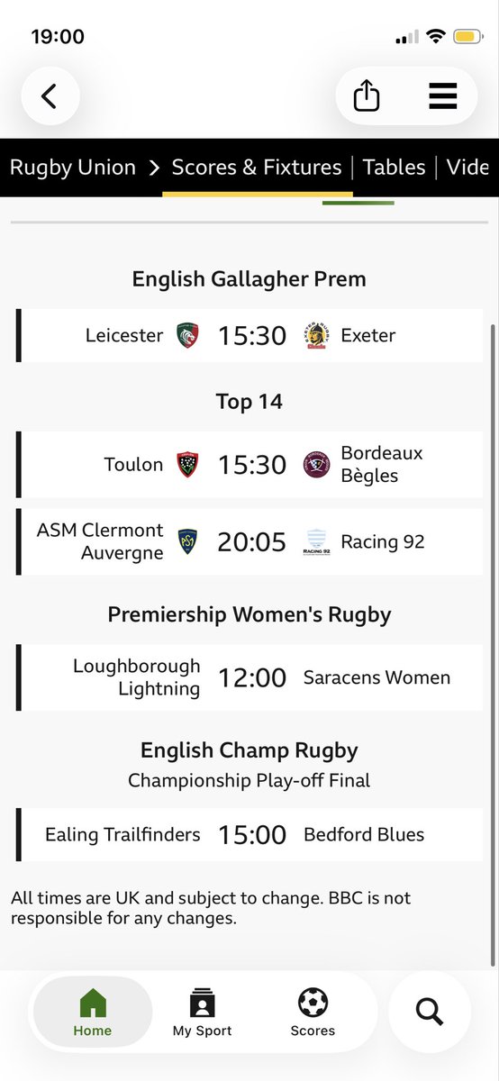 fosher86's tweet photo. Shame on @BBCSport for assuming Ealing would win the semi-final. Never write off @WorcsWarriors #COYW https://t.co/k67IeJjJjB