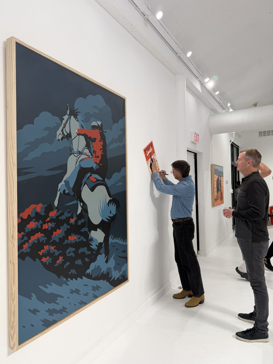 jeremybooth's tweet photo. Gm 

“Proving Ground”

48 x 72 (my largest painting yet)

Sold for $22k https://t.co/ge3A3qM6eY