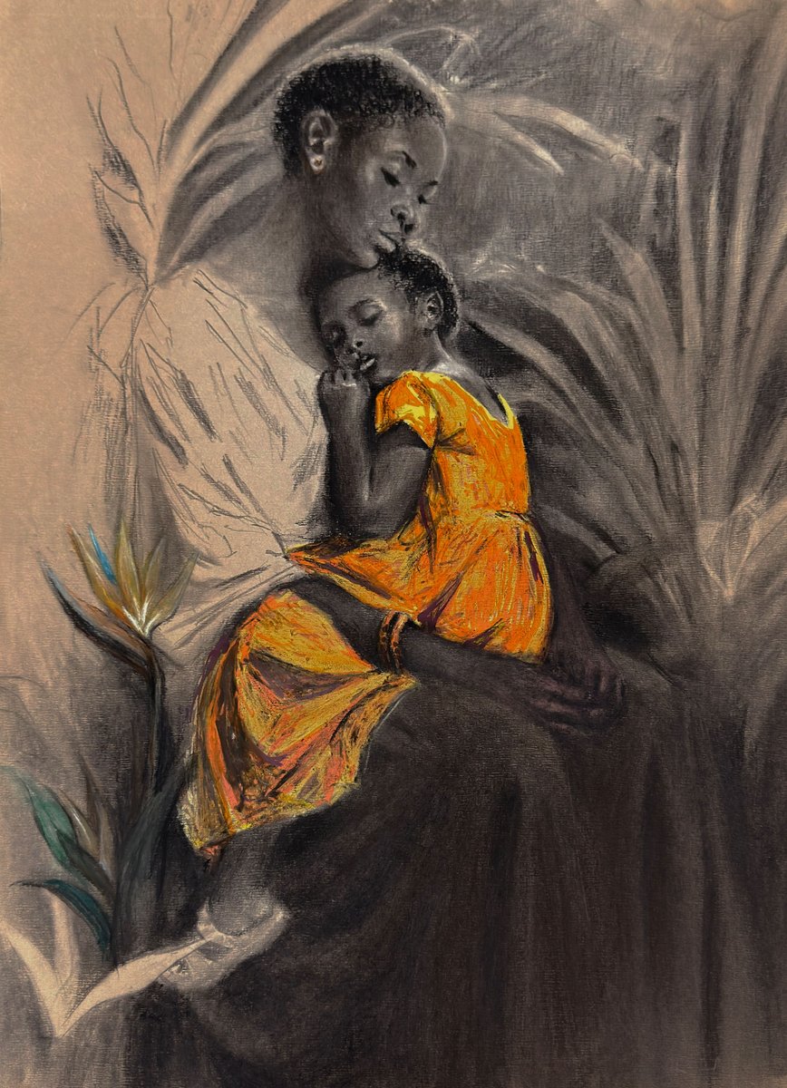 NnadiArts1's tweet photo. My new drawing, Inherited Radiance.

A visual story of how a mother transfers her color, glamour and strength to her daughter through love. https://t.co/Yvoq7pZoLY