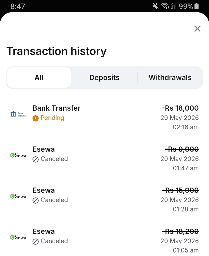 arjun_bist75482's tweet photo. @1winPro This is a Fraud ,
My withdraw not credited on my bank Account my user id-364387891 Contact support is So Whorst creat a ticket and it has Already exceed the time ticket Is Expired but still not Credited money on bank Account. This peoples are Scamming to innocent peoples https://t.co/6156tNn2X0