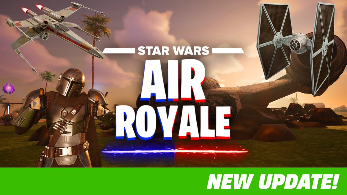 CAKESFNOfficial's tweet photo. 🔥 New update: The Mandalorian 🔥

This is the way. A warrior has arrived on the battlefield, bringing new weapons and a boss to the center island. Explore the Mando crash site and face off against the Mandalorian himself. Defeat him and become the Mandalorian boss. if you’re strong enough. Play now: 4782-4761-0342

Patch Notes:
-Center Island updated with crashed Mandalorian ship
-Added Mandalorian house + encounter area
-Added Mandalorian Boss (defeat him to become The Mandalorian)
-Added FREE Mandalorian Jetpack
-Added FREE Tow Hook Cannon
-Fixed various bugs and gameplay issues

#fortnitecreative #StarWarsTheMandalorianandGrogu #StarWars