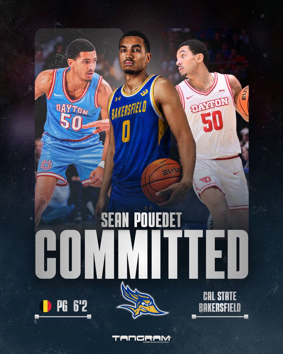 Tangram_NIL's tweet photo. 🚨 𝐒𝐄𝐀𝐍 𝐏𝐎𝐔𝐄𝐃𝐄𝐓 - 6’2 Belgian Point Guard from @DaytonMBB - commits to @CSUB_MBB 🟡🔵

#TangramSportsNIL
#FollowYourDreamsWithUs https://t.co/gVxLepfEm0
