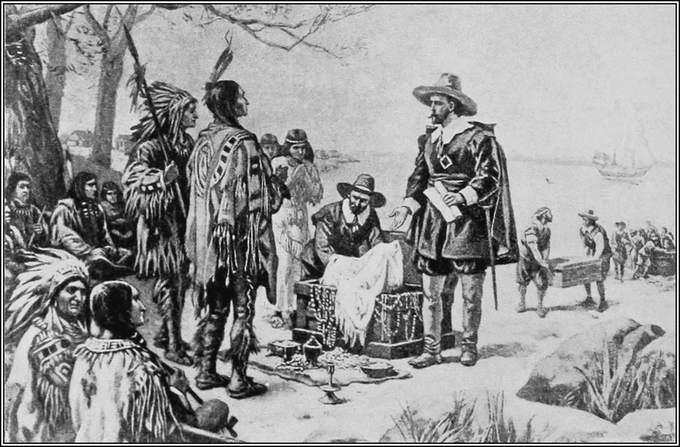 boudewijnsteur's tweet photo. Op deze dag in 1626 kocht Peter Minuit, derde gouverneur van Nieuw-Nederland, het eiland Manhattan van de Canarsie-indianen voor voorwerpen met een waarde van 60 gulden (tegenwoordig ongeveer € 1000). Veel discussie of Minuit of de indianen dit toen echt als koop hebben ervaren https://t.co/vm6G2Wa8ZQ