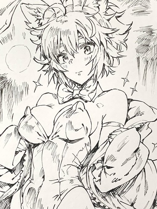 色紙を出品しました! 中サイズ・モノクロです。