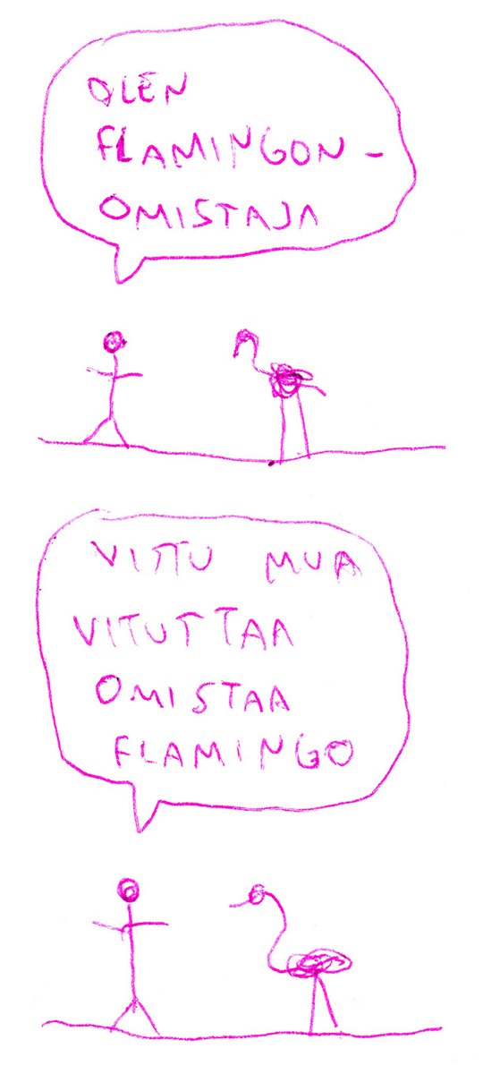 CRDnutshell's tweet photo. Flamingonomistaja https://t.co/7iOvMrLYY4