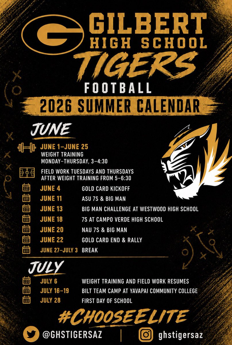 GHSTIGERSAZ's tweet photo. The path to August 28. Be prepared.

#ChooseElite🐅 https://t.co/lk5ti1dmni
