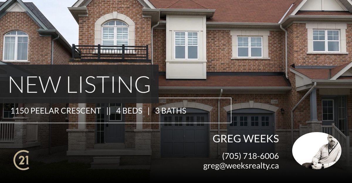 weeksy705's tweet photo. Take a look at this fantastic new property that just hit the market located at 1150 Peelar Crescent in Innisfil. Reach out here or at (705) 718-6006 for more information!
Listed for sale at $679,000 https://t.co/N3wtPos1ME https://t.co/FqmYNkYrGw