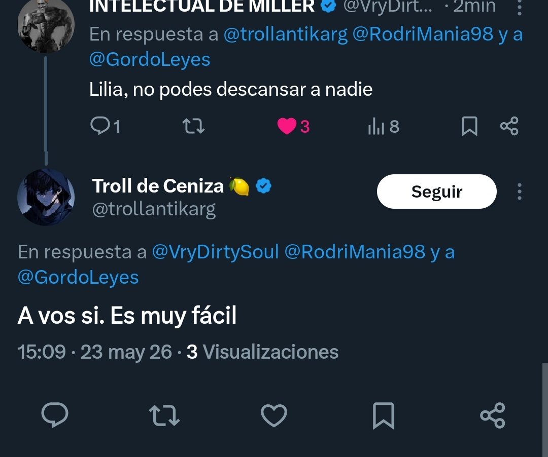 INTELECTUAL DE MILLER tweet media