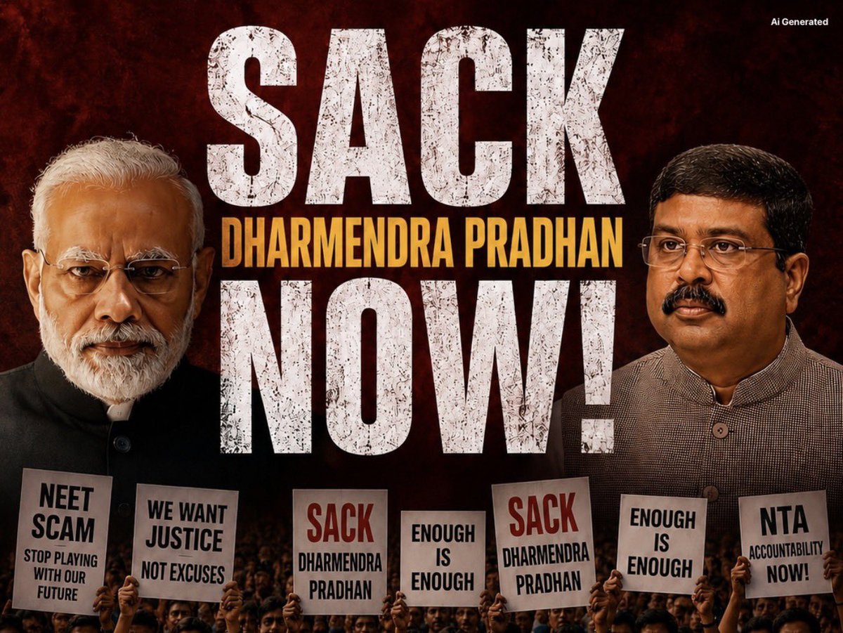MehfoozTanha's tweet photo. जो जो इस्तीफ़े की माँग करता है वो रीट्वीट करे और पोस्ट शेयर करे , #NEETScamExposed https://t.co/FPlcs6JohS