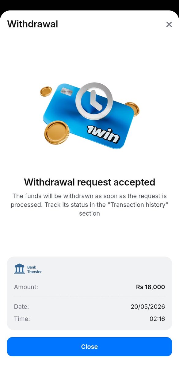arjun_bist75482's tweet photo. @1winPro This is a Fraud ,
My withdraw not credited on my bank Account my user id-364387891 Contact support is So Whorst creat a ticket and it has Already exceed the time ticket Is Expired but still not Credited money on bank Account. This peoples are Scamming to innocent peoples https://t.co/veF24srAvU