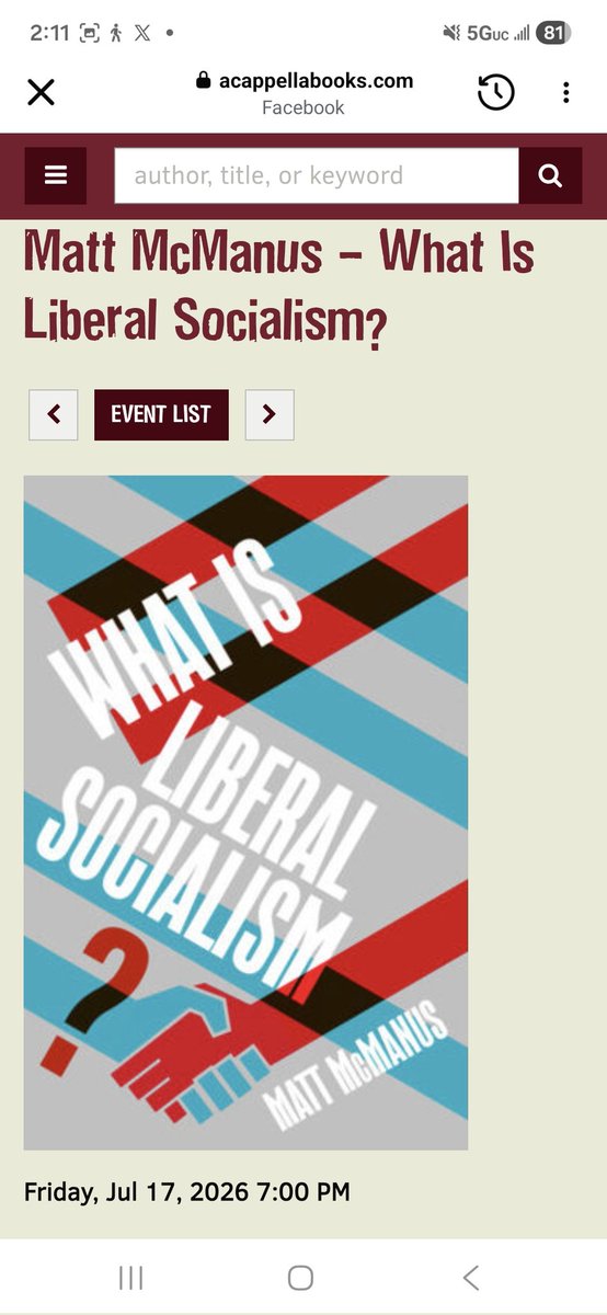 MattPolProf's tweet photo. We'll be launching "What is Liberal Socialism?" for @RepeaterBooks at Manuel's Tavern on July 17th
 
Join us!

https://t.co/NlbTGCKqzb https://t.co/8EU0Nw5sUW