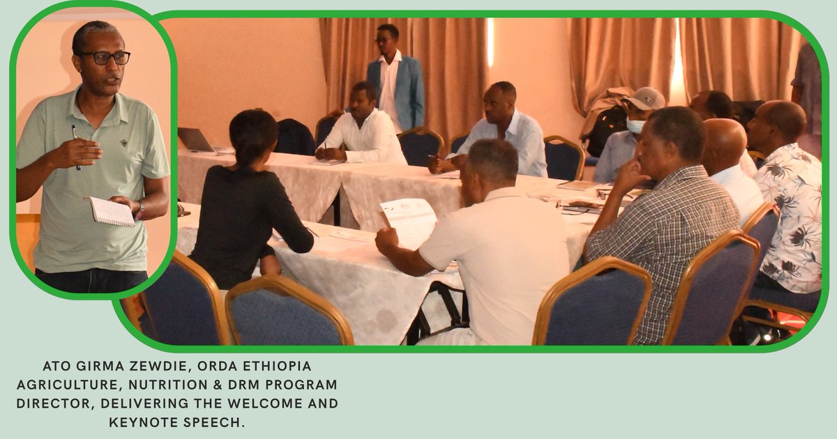 OfficialOrda's tweet photo. 🌾 ORDA Ethiopia, with @Welthungerhilfe &amp; #GermanCooperation, held its 3rd Food Security &amp; Nutrition Forum in Bahir Dar (May 22).

✅ Advocacy for food safety ✅ Private sector engagement ✅ Regulating chemical use ✅ Promoting local foods https://t.co/BczkGfOH4S
