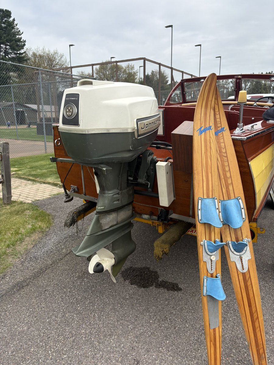 NoahSabich's tweet photo. Stellar Unimog + float plane fly+ old fashioned water ski boat. Everyone was so kind to Finn. #ManitowishWaters #Wisconsin #FloatPlane https://t.co/KjpjlDRYAA