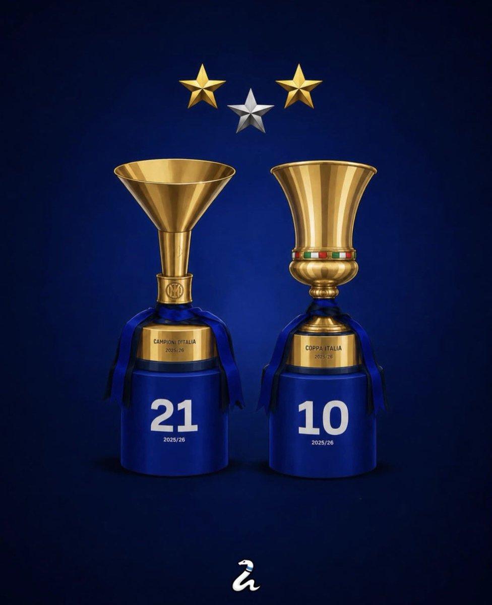 iHere_Inter's tweet photo. نهاية موسم جميل توّج به الإنتر بطلاً للسكوديتو للمرة الـ21 وبطلاً لكأس إيطاليا للمرة الـ10

• 87 نقطة في الدوري
• الهجوم الأقوى في الدوري بـ89 هدف.
• ديماركو الأكثر مساهمة في الدوري بـ25 هدف.
• لاوتارو هداف الدوري (17) وثاني أكثر اللاعبين مساهمةً بـ23 هدف.
• كيفو ثالث مدرب بتاريخ النادي يحقق الثنائية.
• كيفو كسر هيمنة المدربين الإيطاليين على السكوديتو، كأول مدرب أجنبي يفوز بالسكوديتو بعد جوزيه مورينيو. 
• كيفو ثاني من حقق السكوديتو لاعبًا ومدربًا للإنتر بعد أرماندو كاستيلاتزي قبل 88 عامًا.

فورزا إنتر 🏆🏆🖤💙🏅🏅