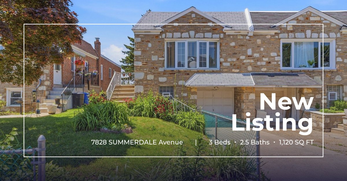 robinbowersfair's tweet photo. 📍 New Listing 📍 Take a look at this fantastic new property that just hit the market located at 7828 Summerdale Avenue in Philadelphia. Reach out here or at (484) 571-4177 for more information!

Listed by Brian Lanoza

Robin S. Bo... https://t.co/v0PipoAijk https://t.co/C27pjPnjRj