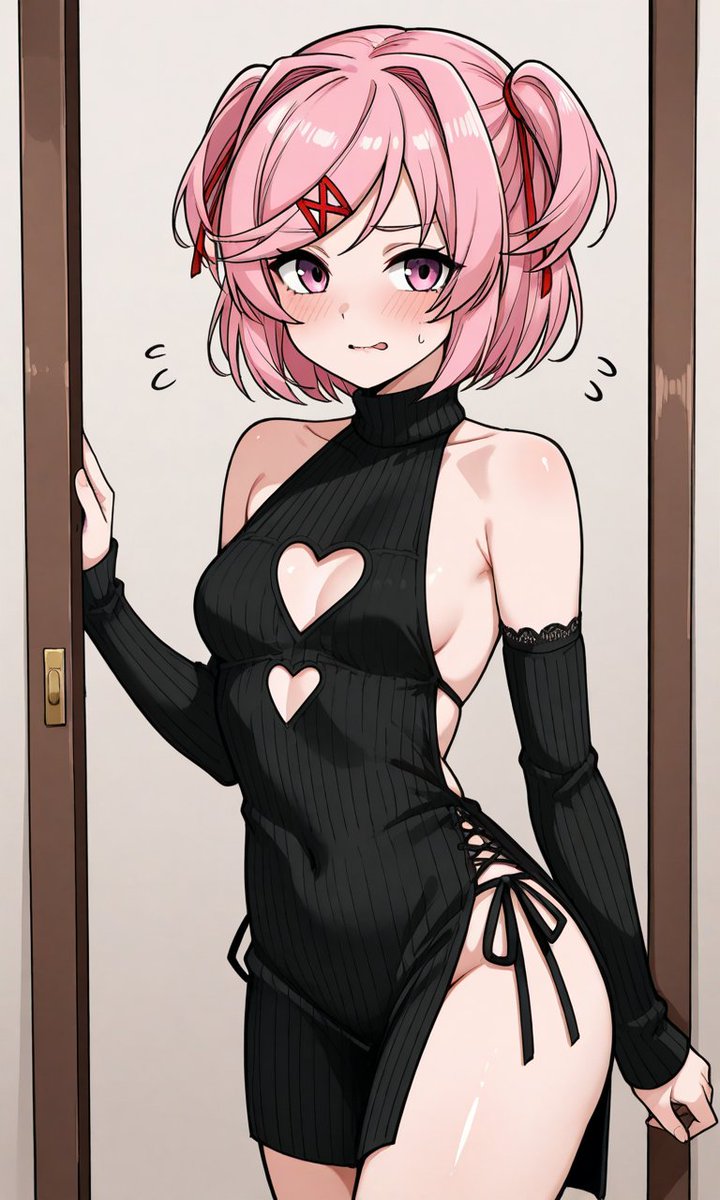 Lucy___futa's tweet photo. ✧༺ 🎀🍓 𝑵𝒂𝒕𝒔𝒖𝒌𝒊 🍰💖 ༻✧

Solo me cambio y estoy l-lista okey además está ropa es rara se me podría salir y-ya sabes que cosa 

I'll just change and I'm ready, okay? Besides, these clothes are weird, I might fall out, you know what. https://t.co/jCDYKC1MzP