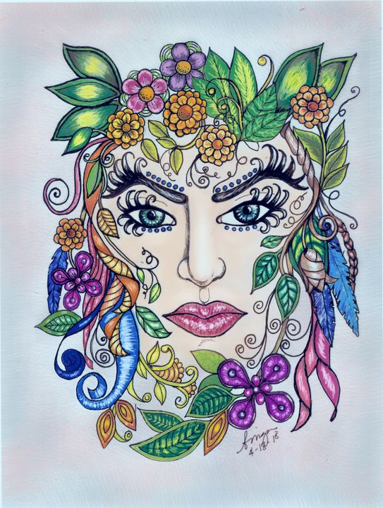 bbcherrytomato2's tweet photo. Art of the Day! ""Wood Nymph"". Buy at: https://t.co/B4l2iaWWUh https://t.co/cvZPjvckV4