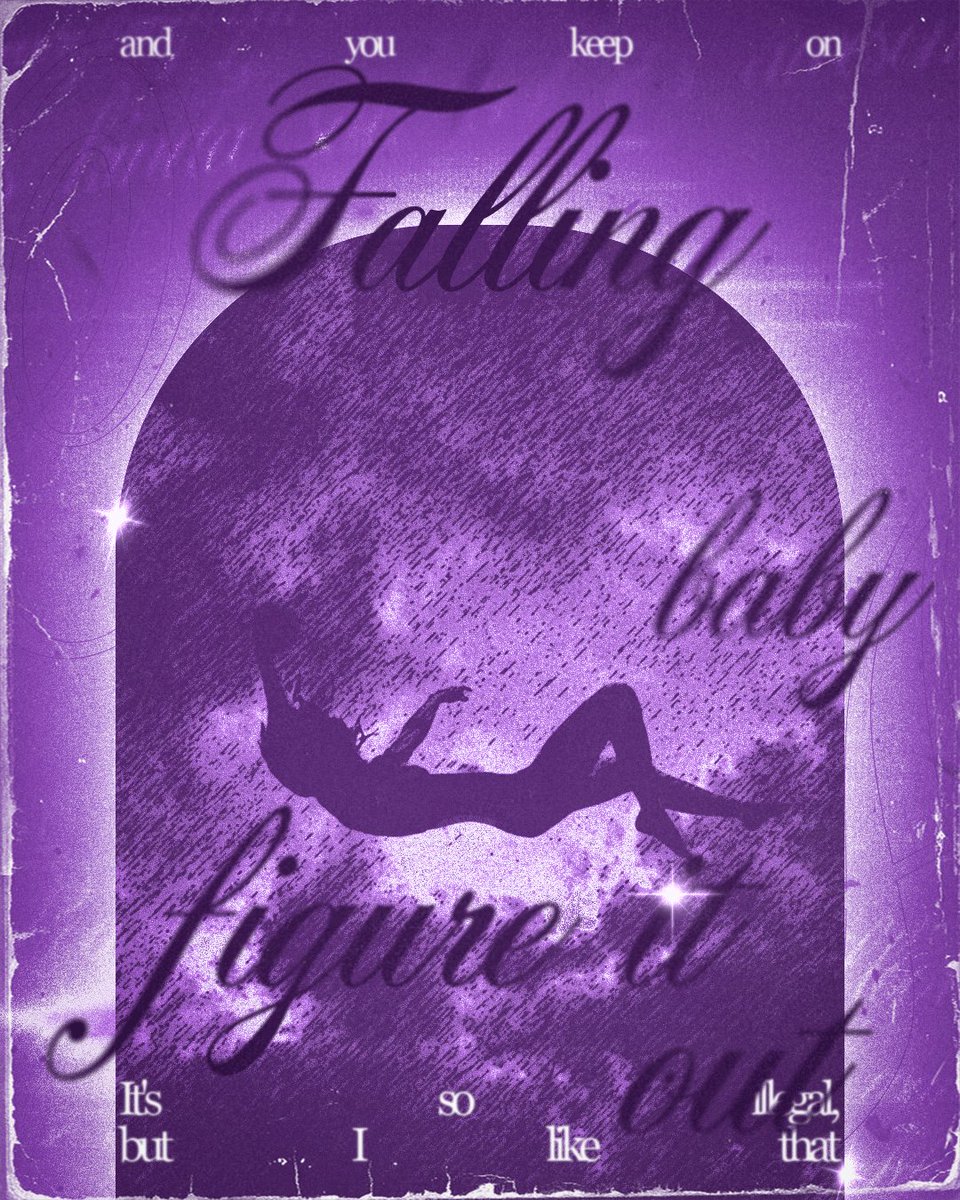 skinchxse's tweet photo. já que Falling do Chase Atlantic acabou de bater 100 milhões de streams no spotify, fiz esse pôster pra comemorar. 💜⭐️

- @ChaseAtlantic https://t.co/PvEyNulgdf