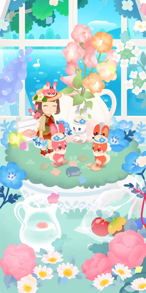 まほくん かわいい🐇🐇🐿️
