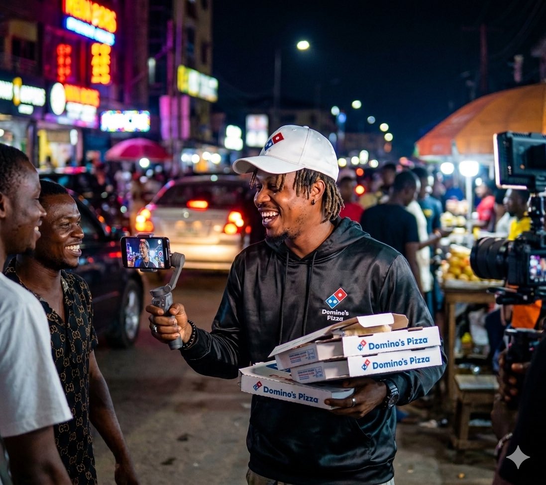 KlasickTheHost's tweet photo. I will continue to say the future of Nigerian advertising is honestly the creators/influencers with personality. Not overly polished ads and the forced scripts. Just personality driven content. 

People are already talking naturally about brands like Domino’s Pizza Nigeria in everyday conversations. So it’s easy.