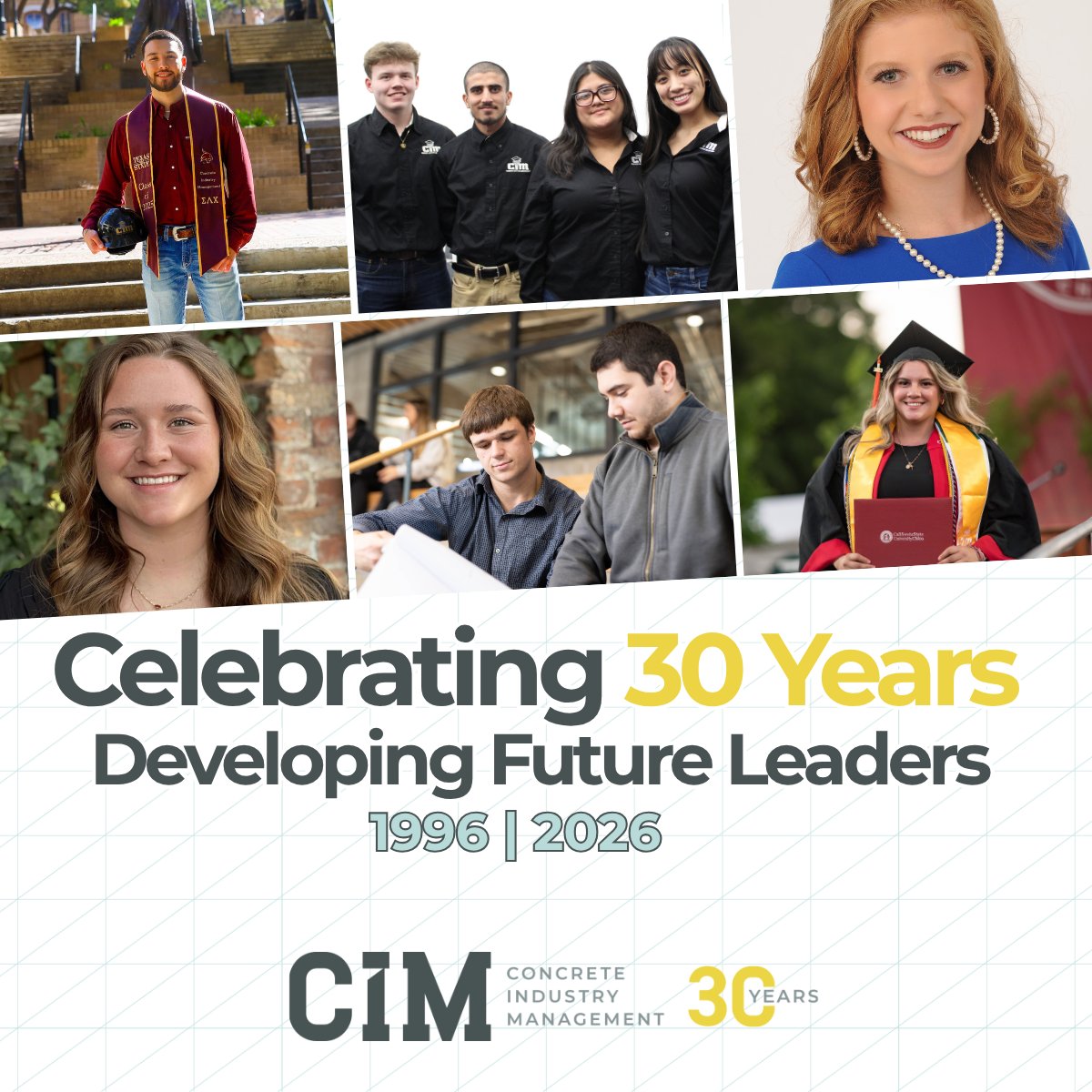 ConcreteDegree's tweet photo. The CIM program marks 3 decades of shaping future leaders in the concrete industry. With more than 1,800 graduates and a near 100% job placement rate, CIM has been a game-changer since its inception in 1996.  Read more in this @Concrete Products article. https://t.co/W9wpatRjqp https://t.co/YwSKMCfFsE