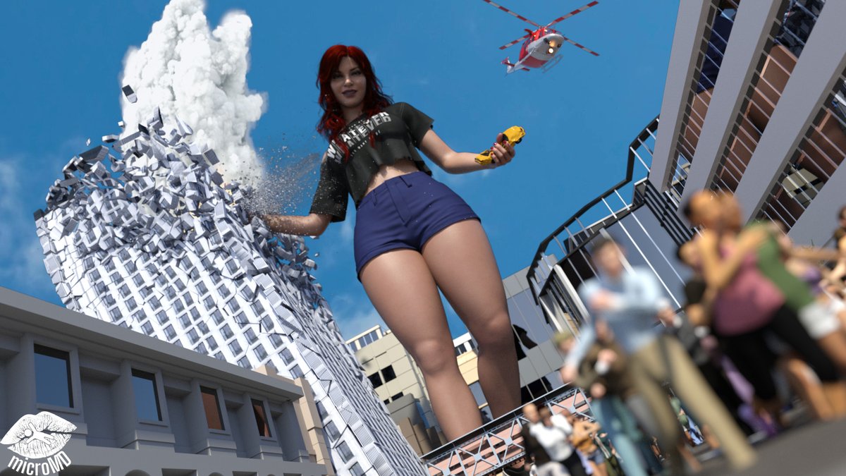 MicroMD31's tweet photo. After an unexpected ending to a reality show which should have been her breakout moment, Britney decided to take things into her own hands and interacted with the public directly.  

#giantess #sizetwitter #巨大娘 https://t.co/hX3evCXcPz
