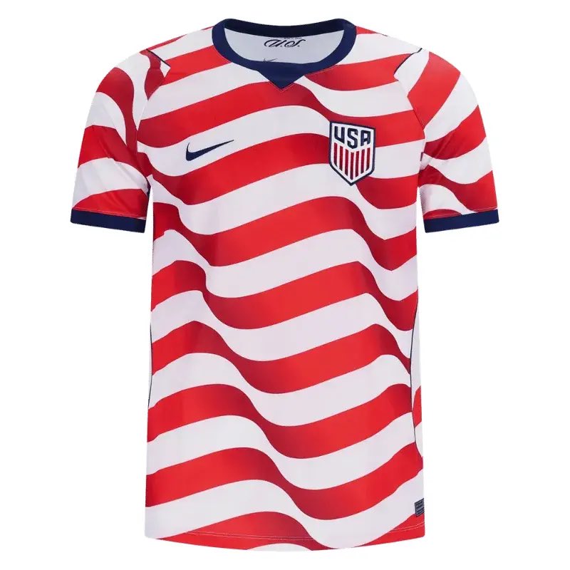 kmarsh10's tweet photo. USA vs PAR could be funniest kit matchup in FIFA WC history. https://t.co/d161QnNgbT