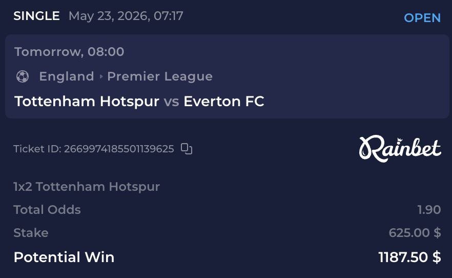 centreGoalHQ's tweet photo. WE FINALLY FOUND THE TEAM Tottenham can beat to escape the relegation battle tomorrow 😭💀

625$ on Spurs because if they can’t win this one against Everton… then maybe football isn’t for everyone anymore 😭

This is either the easiest money ever made or the funniest donation in betting history. Pray for me.”