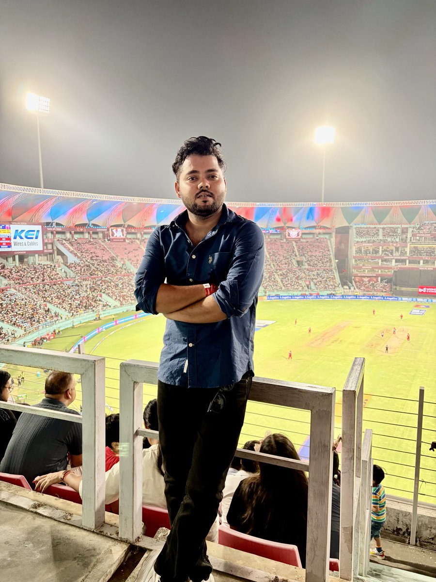 amar_singhbbk's tweet photo. Win or lose, Ekana’s energy is simply unmatched ✨🏟️
The crowd, the lights, the passion — pure IPL vibes. 💙

#LSG #LucknowSuperGiants #IPL2026 #EkanaStadium #CricketTwitter #IPL #Lucknow #CricketFans #T20Cricket https://t.co/8pdlKlRpx4