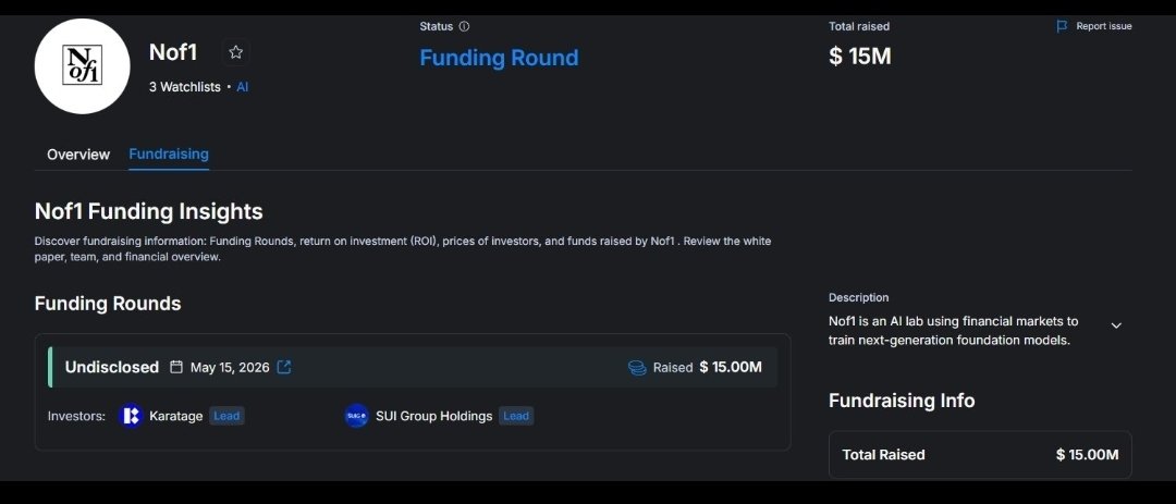 08blid03's tweet photo. 🚀 Nof1 Waitlist is Open
@the_nof1 is an AI lab using financial markets to train next-gen foundation models.
💰 Backed with $15M in funding.
✅ Join here: https://t.co/32PiFVQvGF⁠�
• Enter your name, email &amp; phone number
• Click Join
⏳ Now wait for the next update. https://t.co/hcKtvGc7JT