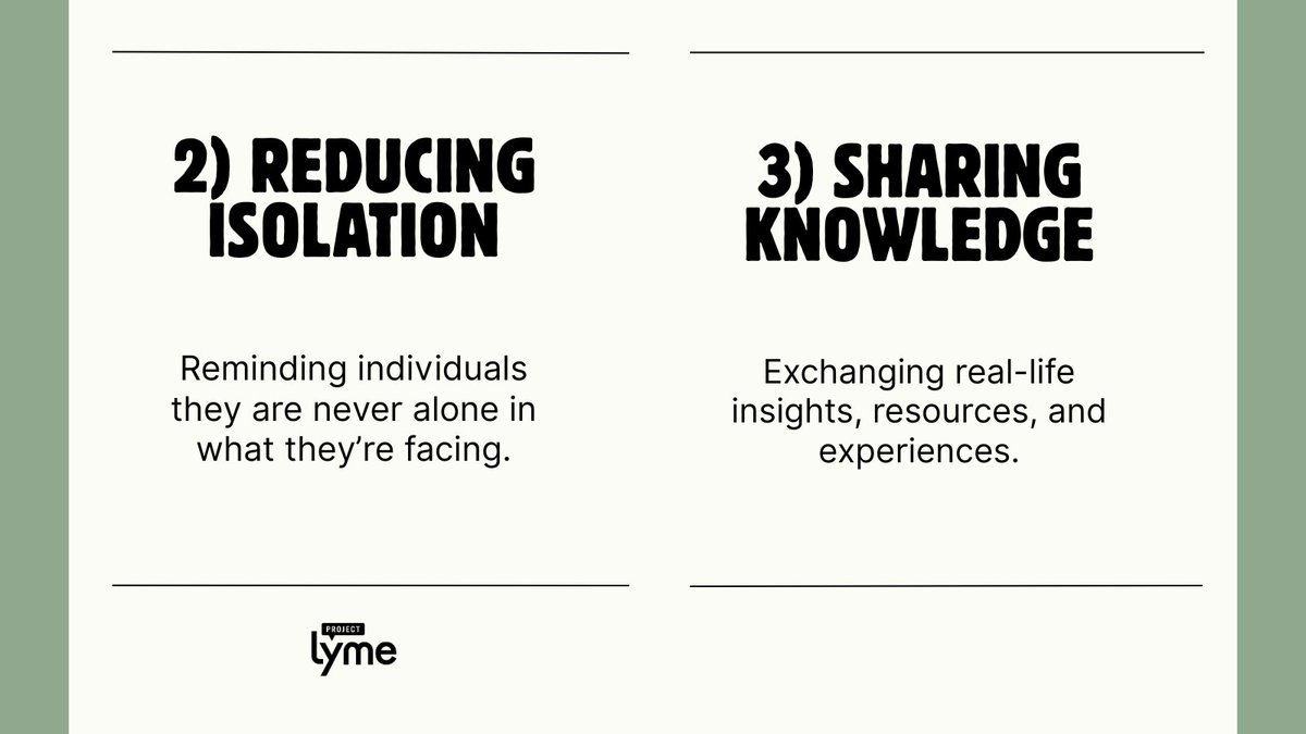 ProjectLyme's tweet photo. 🧵1/2 At Project Lyme, meetups are more than gatherings—they’re lifelines. Here are 10 ways these moments of connection have made a real impact. https://t.co/BnjyyxYXKx