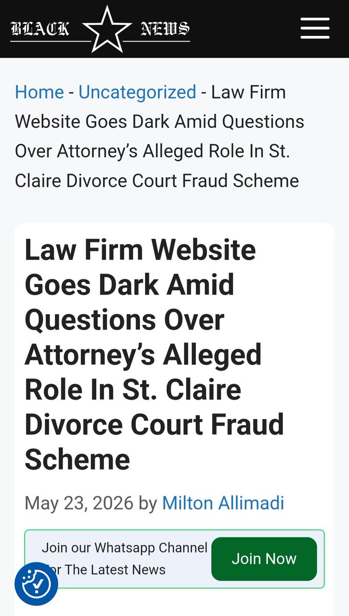 allimadi's tweet photo. On May 12, 2026 #BlackStarNews reported #JessicaLarson lawyer of Dr Paul Greg #StClaire formerly anesthesiologist at @UMHealthSparrow @UMich
was no longer with her law firm #MalloryLapkaScottSelin Now the firm's entire website has been blank for days.
https://t.co/unBCiJd3OV
The #MeridianTownship police want Dr StClaiee charged with allegedly poisoning his #Haitian immigrant wife Cassandra #Fameux for nine years with antipsychotic drugs & making her sign all marital assets to him while she was allegedly drugged.
On Nov. 30, 2025 BlackStarNews reported that #Larson, StClaire & #InghamCounty Judge #koenig fabricated court evidence so the judge could rule Multi-Million dollar judgment in favor of StClaire & $0 for his now ex-wife
https://t.co/Ysb9X4x2NK
Fameux reports #Braintumor #heartcondition #diabetese #infertility as side-effect
Link to JusticeforCassandra Petition is below
https://t.co/96gfF9lTMk
@GovWhitmer @MIAttyGen @TheJusticeDept @FBI
@UMichPresGrasso @LSJNews @michigandaily @RepShriThanedar