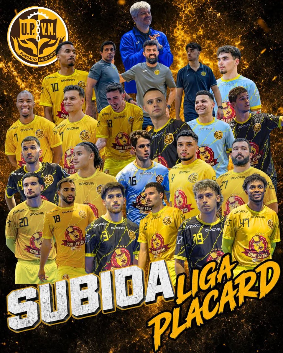 CabineSport's tweet photo. UP Venda Nova garante subida histórica à primeira divisão de futsal masculino 👏 https://t.co/IBEzH0vrcM