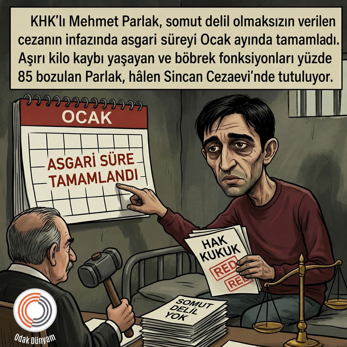 enes_germany's tweet photo. Ağır hasta Mehmet Parlak acilen tahliye edilsin❗️

MehmetParlak AcilTahliye https://t.co/SUV4mdQonf
