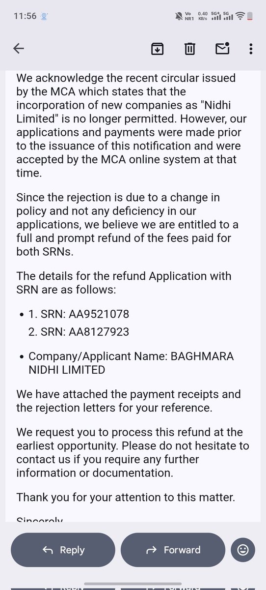 Engineer_Meezan's tweet photo. This are the proof of mail to @HelpdeskMCA21V3 @MCA21India , no response till date https://t.co/YRFSiSwBAG