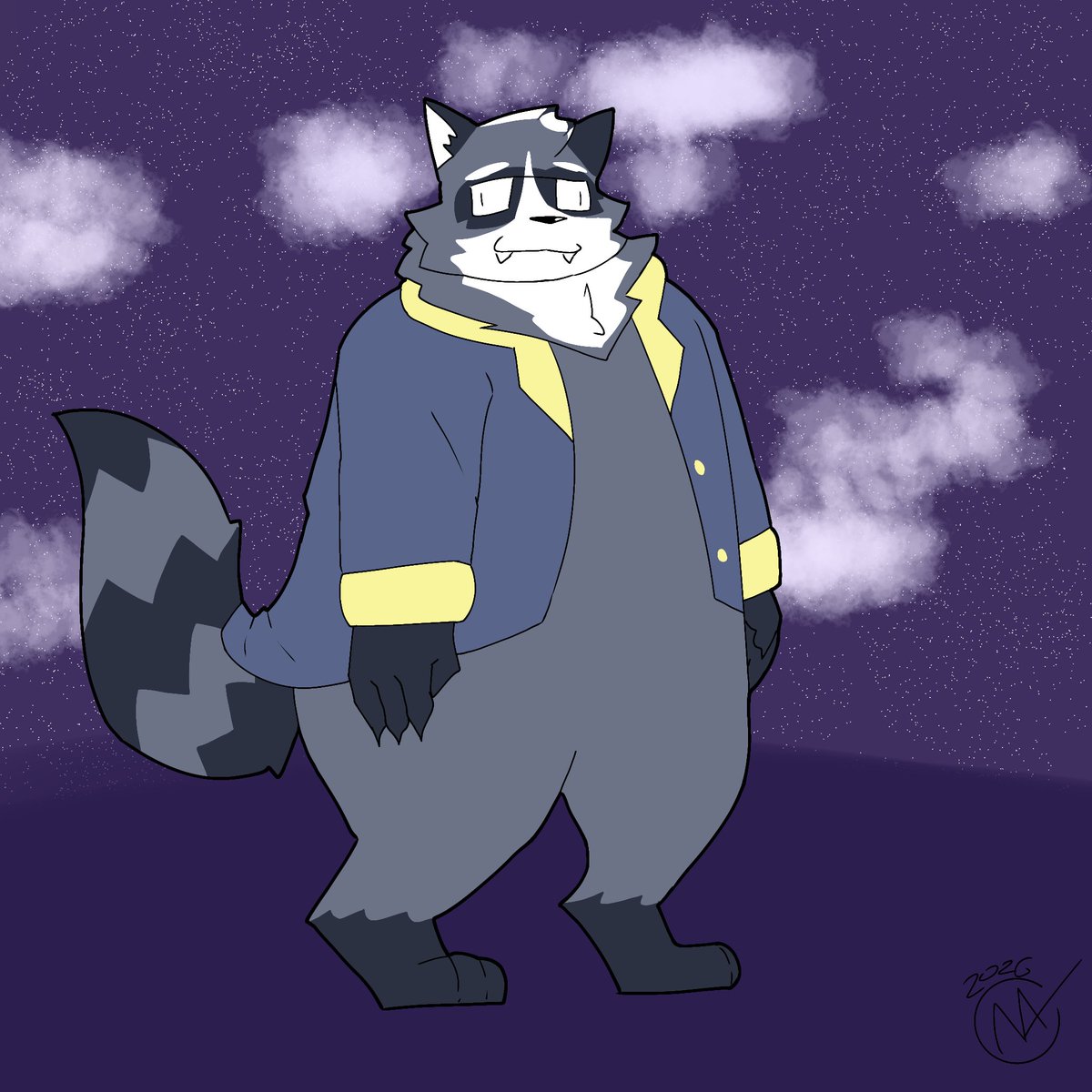 VinnyFatfur's tweet photo. My main form for my sona is now raccoon :3 #fursona #furry https://t.co/akS8LCV5Ey