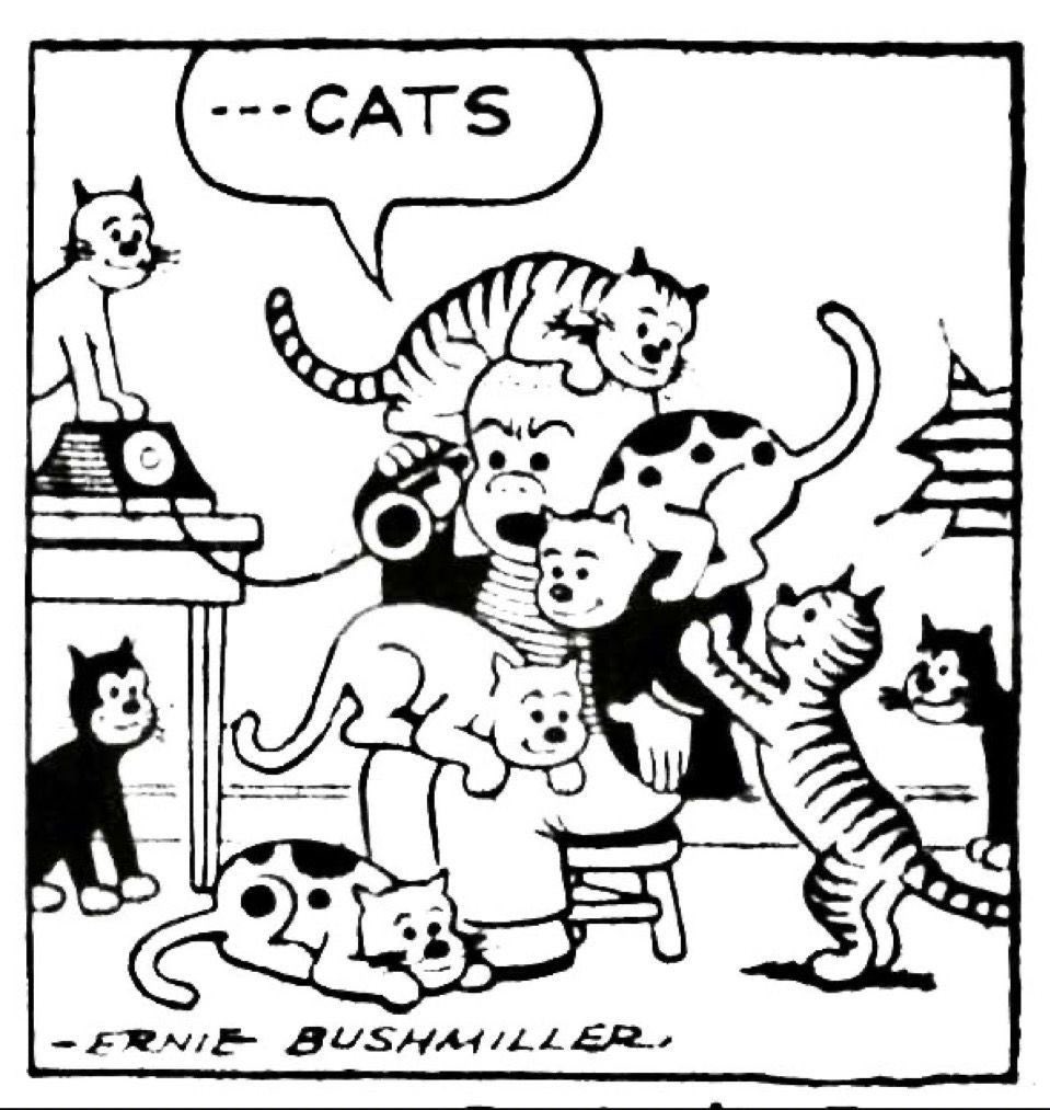 Nancy Comics by Ernie Bushmiller tweet media