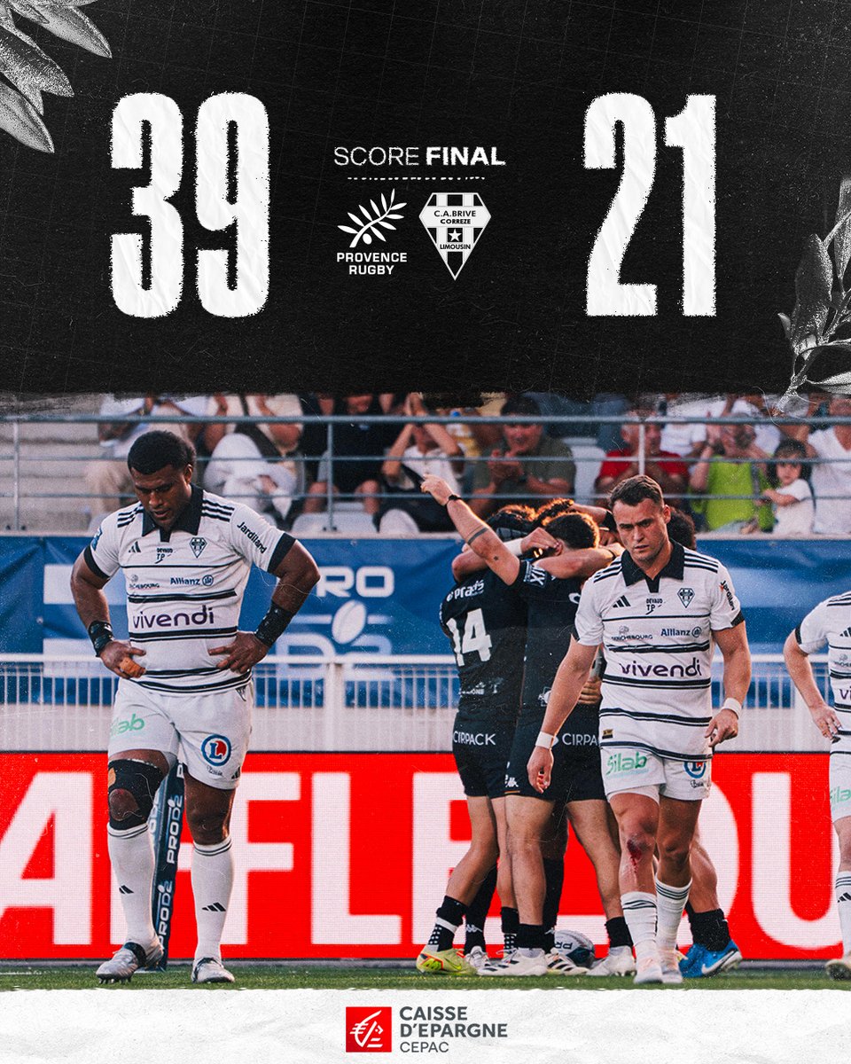 ProvenceRugby's tweet photo. 🔴 𝗦𝗖𝗢𝗥𝗘 𝗙𝗜𝗡𝗔𝗟 🤝| Les Noirs verront les demi-finales ! Rendez-vous à Colomiers vendredi prochain ! https://t.co/gBTxJz8WT3