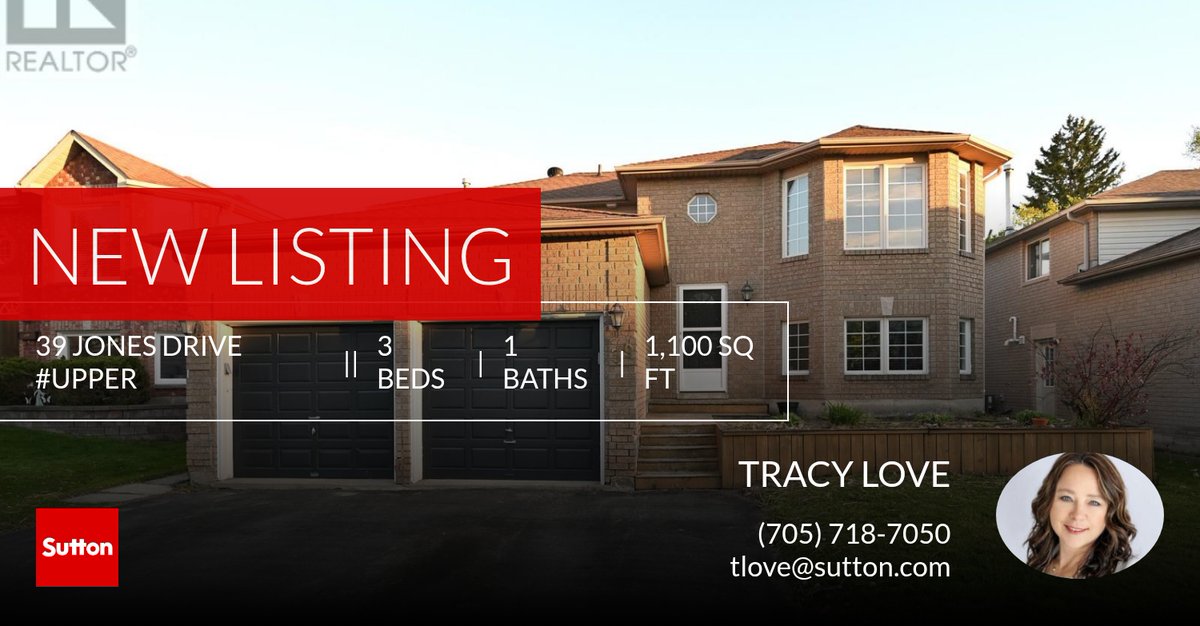 listwithlove's tweet photo. First-Time Seller Specialist ~ Tracy Love

📍 New Listing 📍 Take a look at this fantastic new property that just hit the market located at 39 Jones Drive #upper in Barrie (grove East). Reach out here or at (705) 718-7050 for more ... https://t.co/4Wv2PAJEl8 https://t.co/aETlBCo1wN
