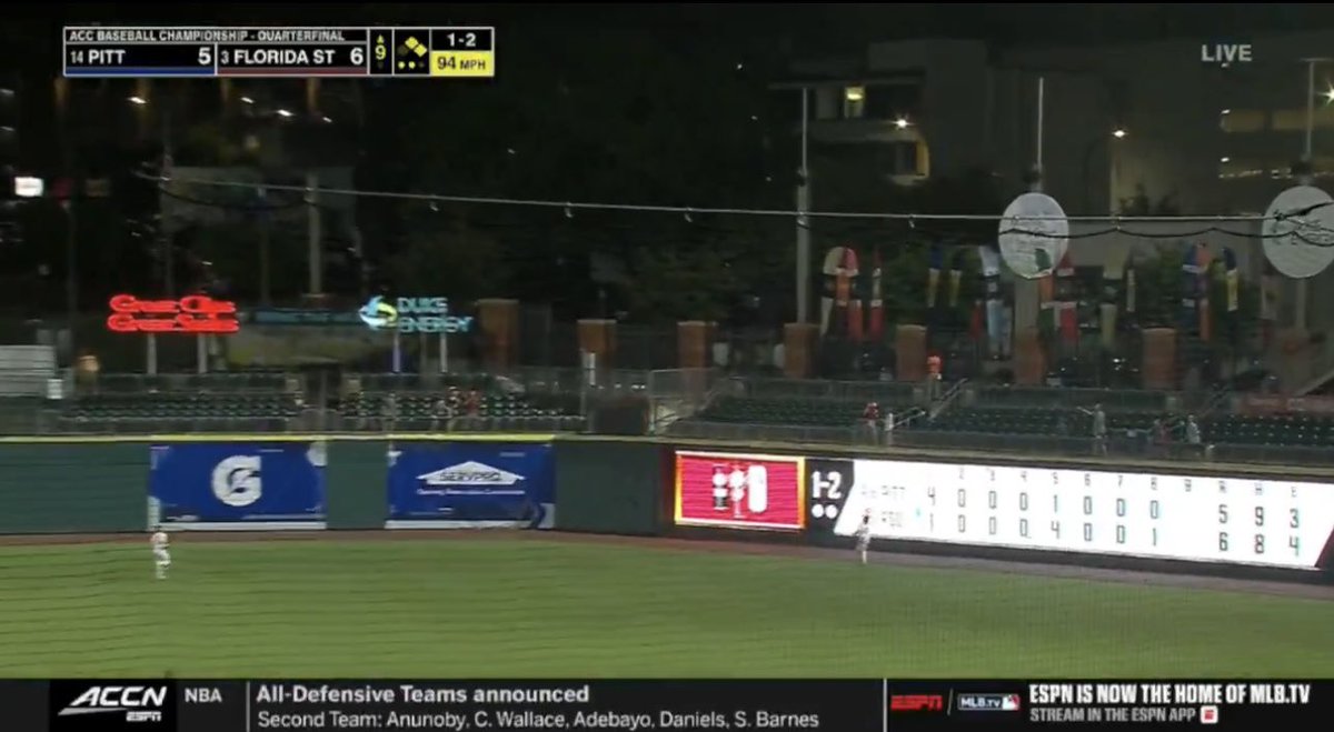 Parksy034's tweet photo. Love this photo from Mike. The other 3 power conference tournaments have been SOLD out with all of their outfield seating. 

🤡 https://t.co/D9fOmFIMWZ