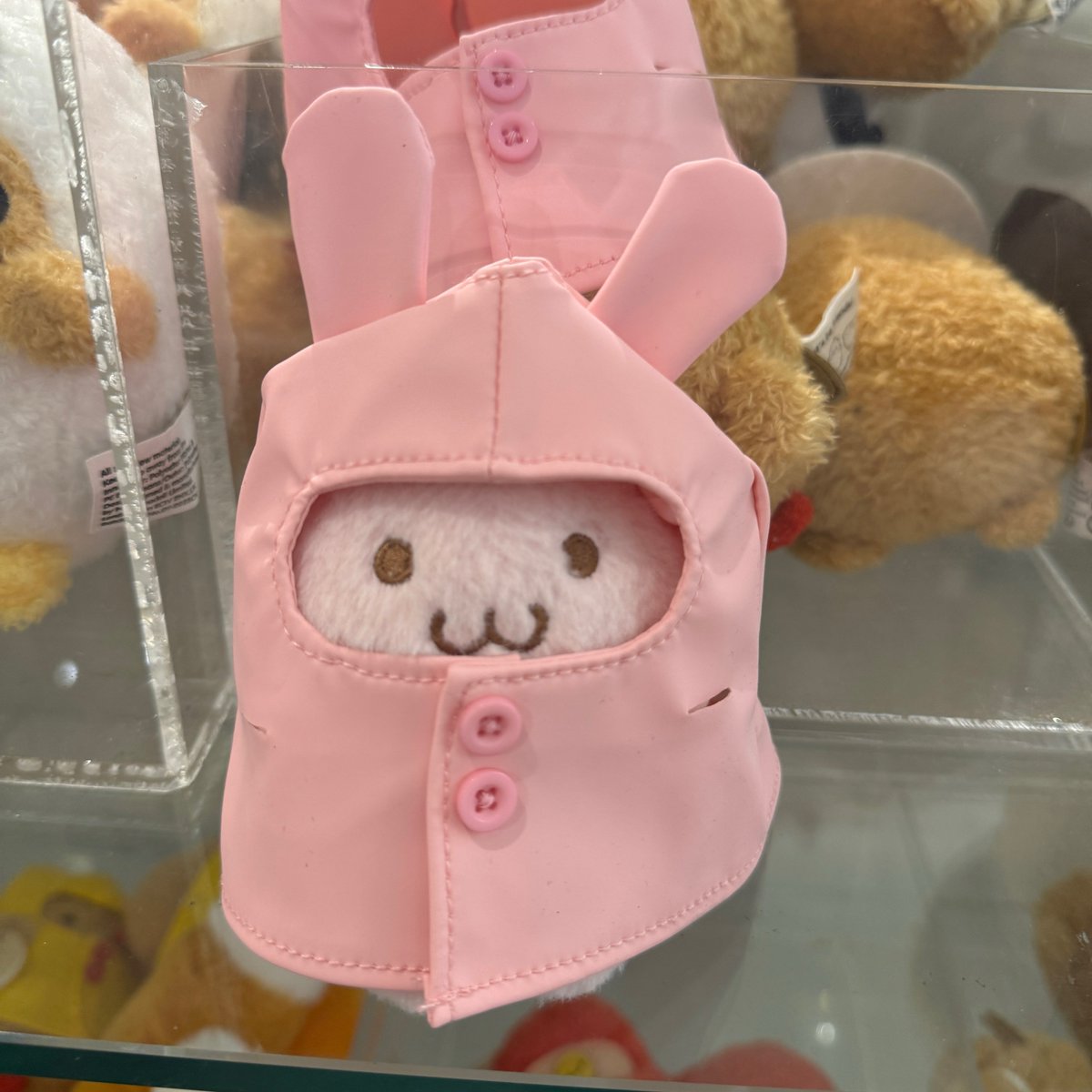 pinkkicam's tweet photo. pinkki’s pink poncho 🌧️ https://t.co/S5x0bXpaVT