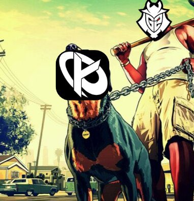 XTomcc's tweet photo. @KarmineCorp Know ur place dogs #G2WIN https://t.co/W3XZbPyAU1