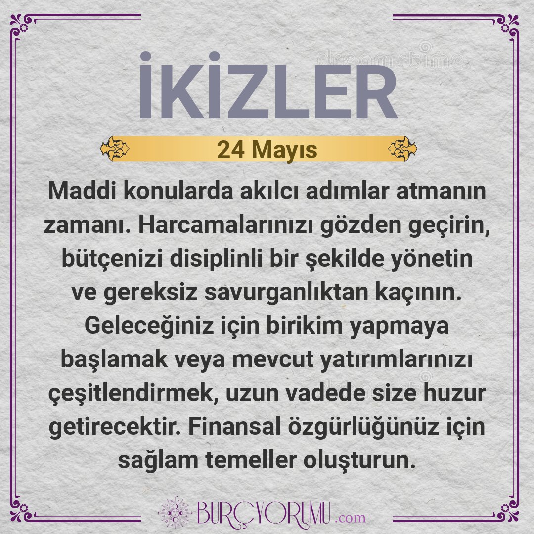BurcYorumu_App's tweet photo. ✨ 24 Mayıs İkizler Günlük Yorumu

Maddi konularda akılcı adımlar atmanın zamanı. Harcamalarınızı gözden geçirin, bütçenizi disiplinli bir şekilde yönetin...

#İkizler #İkizlerBurcu #Astroloji #BurçYorumları https://t.co/62mqiiKWDu