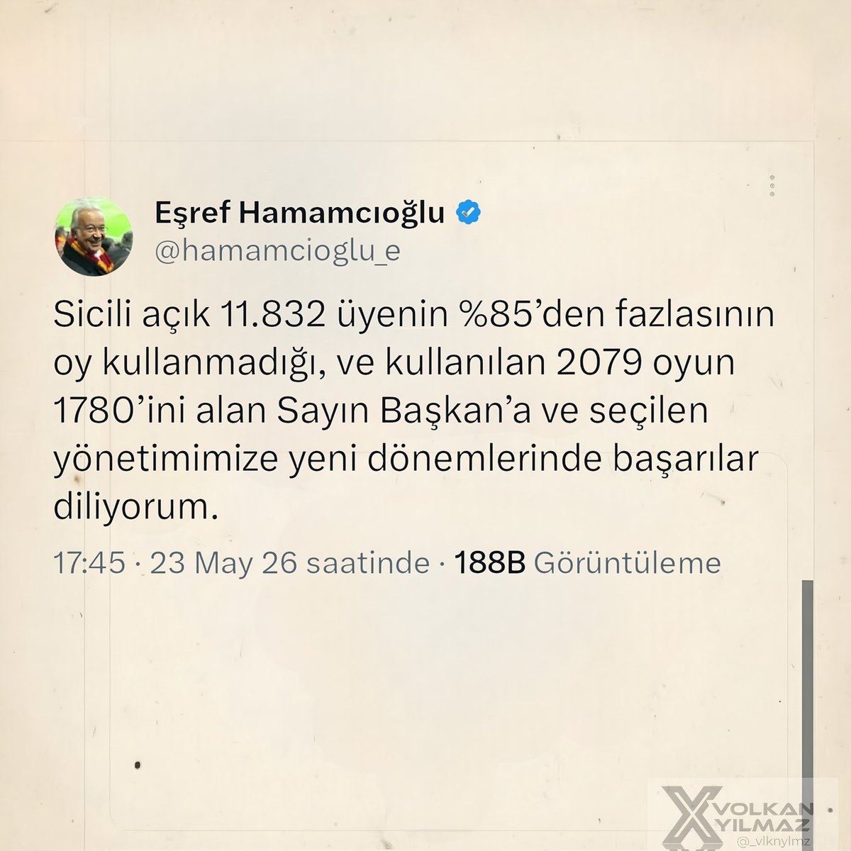 Volkan Yılmaz tweet media