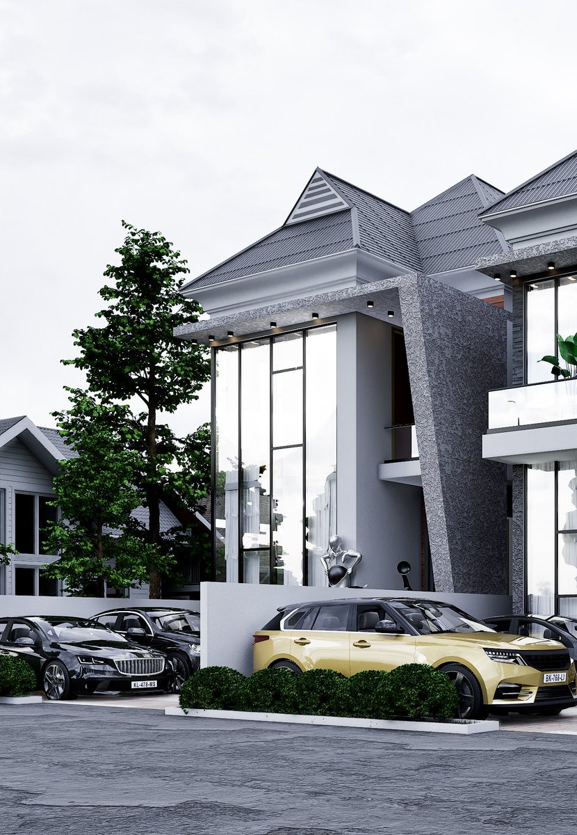 whicetonz's tweet photo. Long time no design, these are 2 unit of 5 bedroom duplex sitting on 500sqm land from the stable of GenLak Engineering Service 🚧

Engr Gentlesoul 👷🏾‍♂️ https://t.co/5abSJXWba4